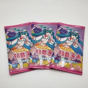 Hatsune Miku 3-Packs Trading Cards NEW
